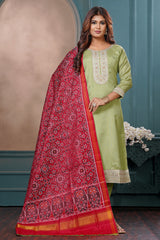 Single Ikat Dupatta