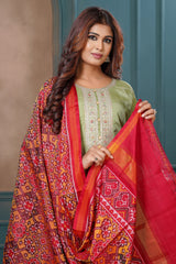 Single Ikat Dupatta